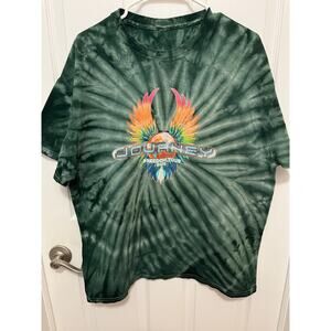 Journey 2022 Freedom Tour tye dye tshirt- size XL- Preowned